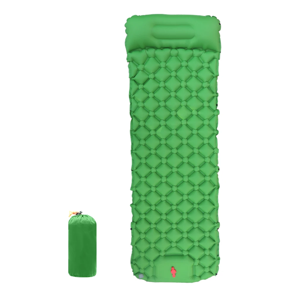 Matelas gonflable de camping avec oreiller intégré – Image 13