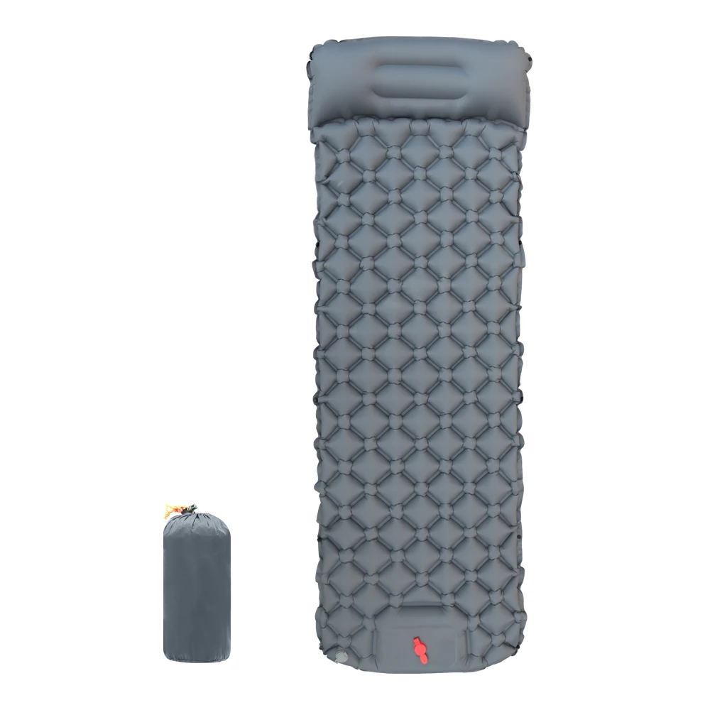 Matelas gonflable de camping avec oreiller intégré – Image 14