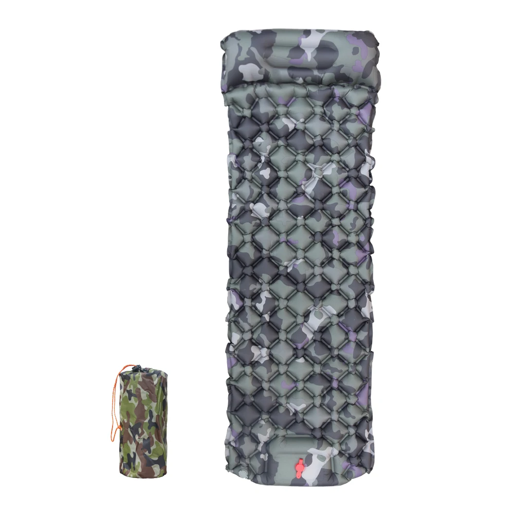 Matelas gonflable de camping avec oreiller intégré – Image 10
