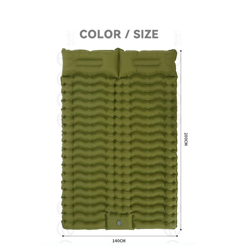 Matelas gonflable de camping 2 places – Image 3