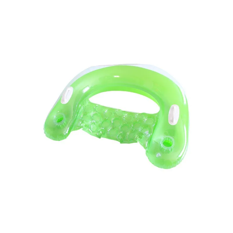 Chaise gonflable de piscine avec poignées et porte-gobelet – Image 5