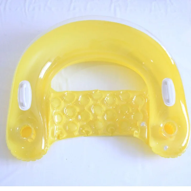 Chaise gonflable de piscine avec poignées et porte-gobelet – Image 10