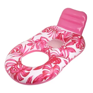 Fauteuil gonflable de piscine avec dossier