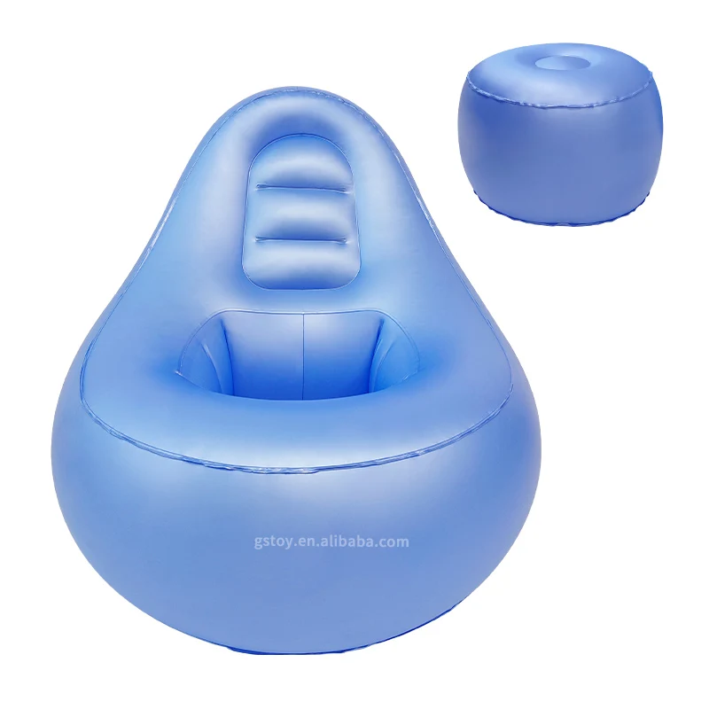Canapé gonflable avec repose-pieds