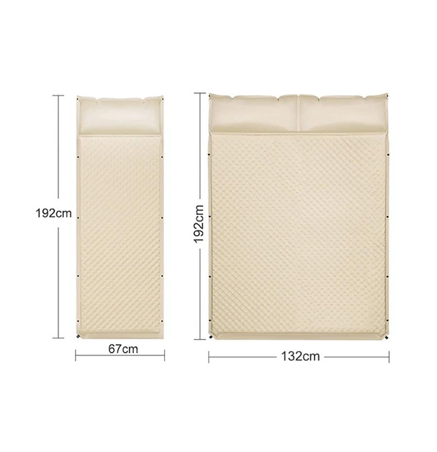 Matelas gonflable avec oreiller intégré – Image 7