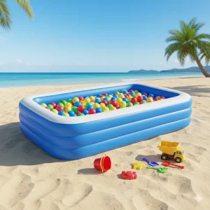 Piscine gonflable rectangulaire Blue