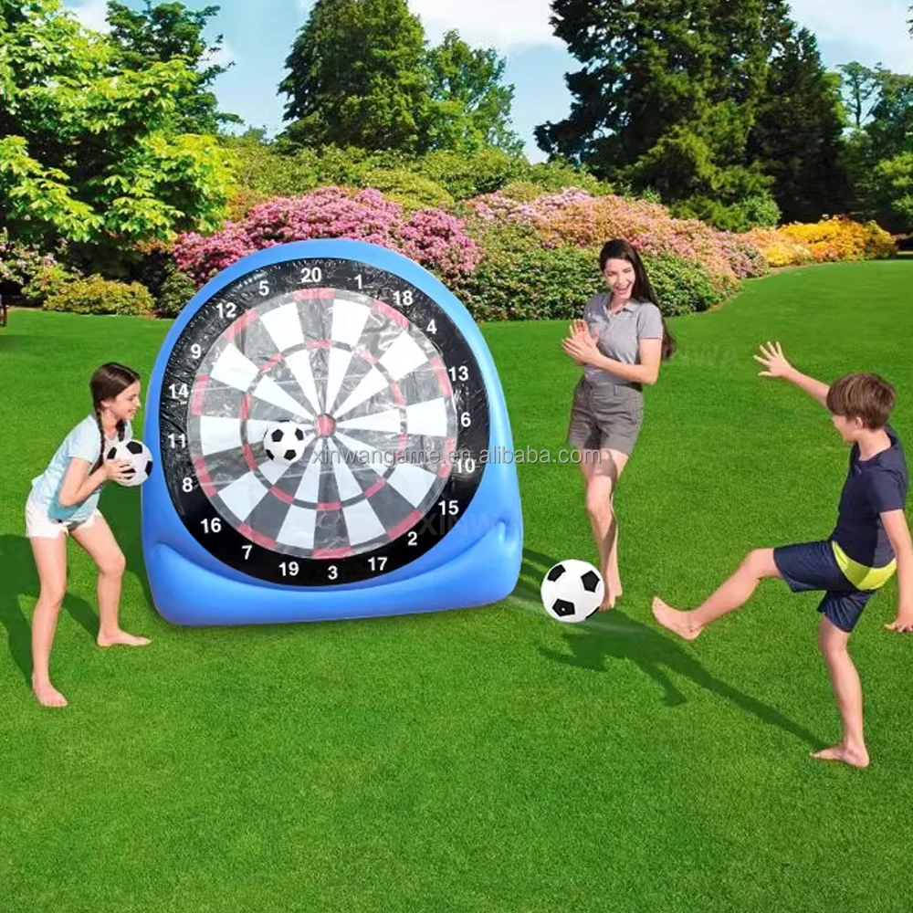Balle gonflable 21cm avec scratch pour jeu de cible – Image 5