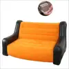 Canapé gonflable convertible 2 places avec accoudoirs et dossier – Image 10