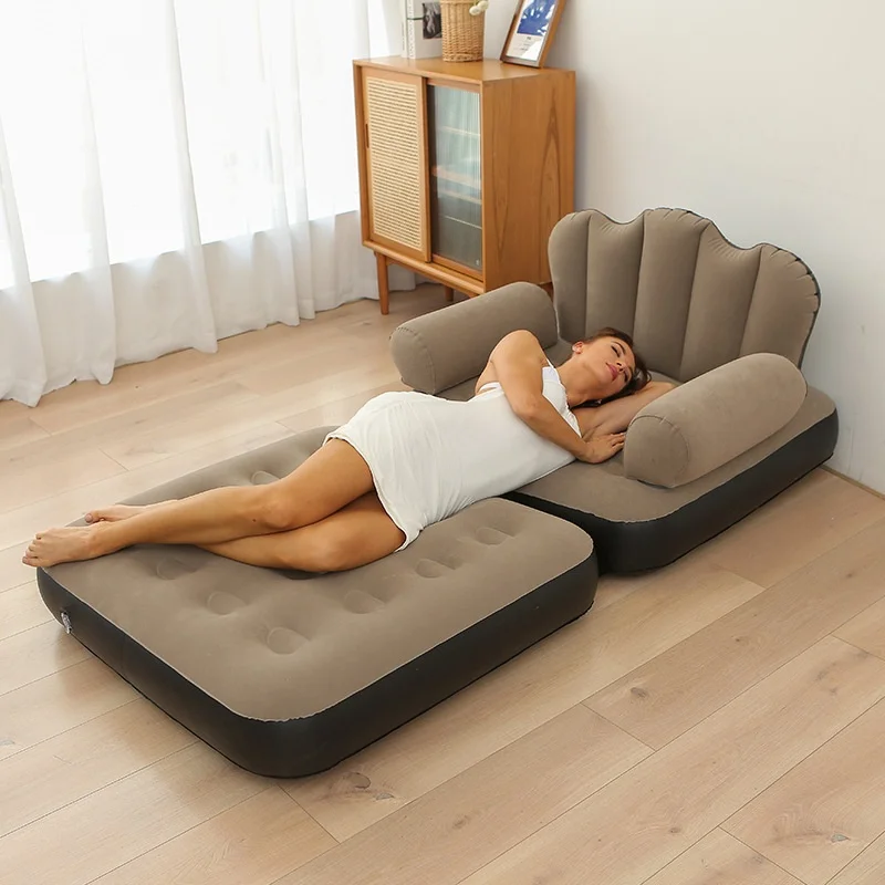 Canapé gonflable convertible 5-en-1 pour piscine et détente estivale – Image 3