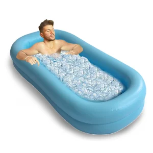 Bain glacé gonflable pour récupération sportive