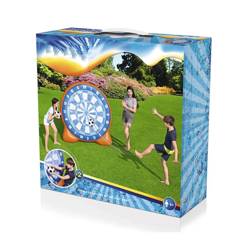 Cible gonflable de football avec ballons – Image 6