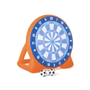 Cible gonflable de football avec ballons
