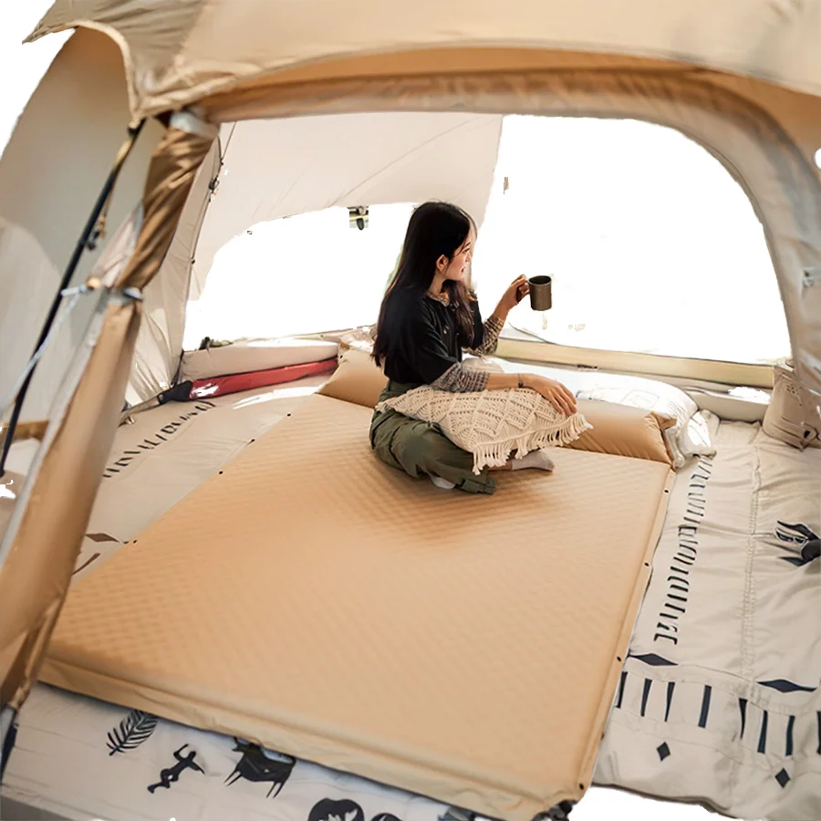 Matelas gonflable avec oreiller intégré – Image 4