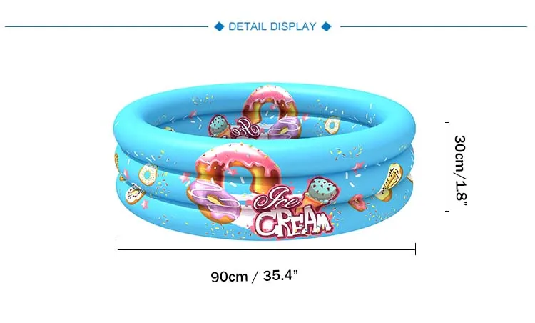 Piscine gonflable ronde 90 cm pour enfants – Image 3
