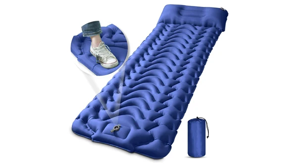 Matelas gonflable mono avec oreiller intégré – Image 5