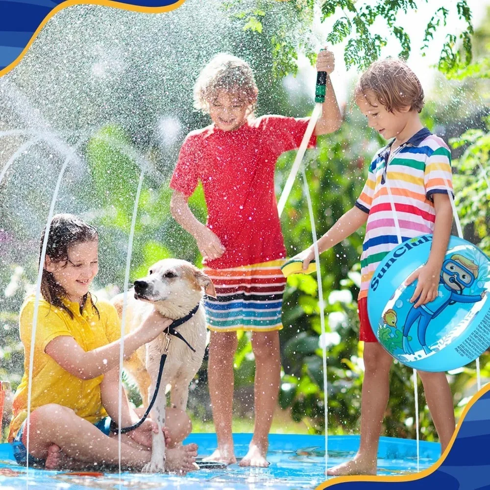 Tapis d’eau gonflable 1 m – Image 2