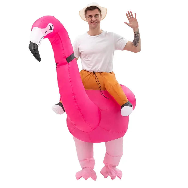 Déguisement gonflable flamant rose adulte | Gonflissimo – Image 3