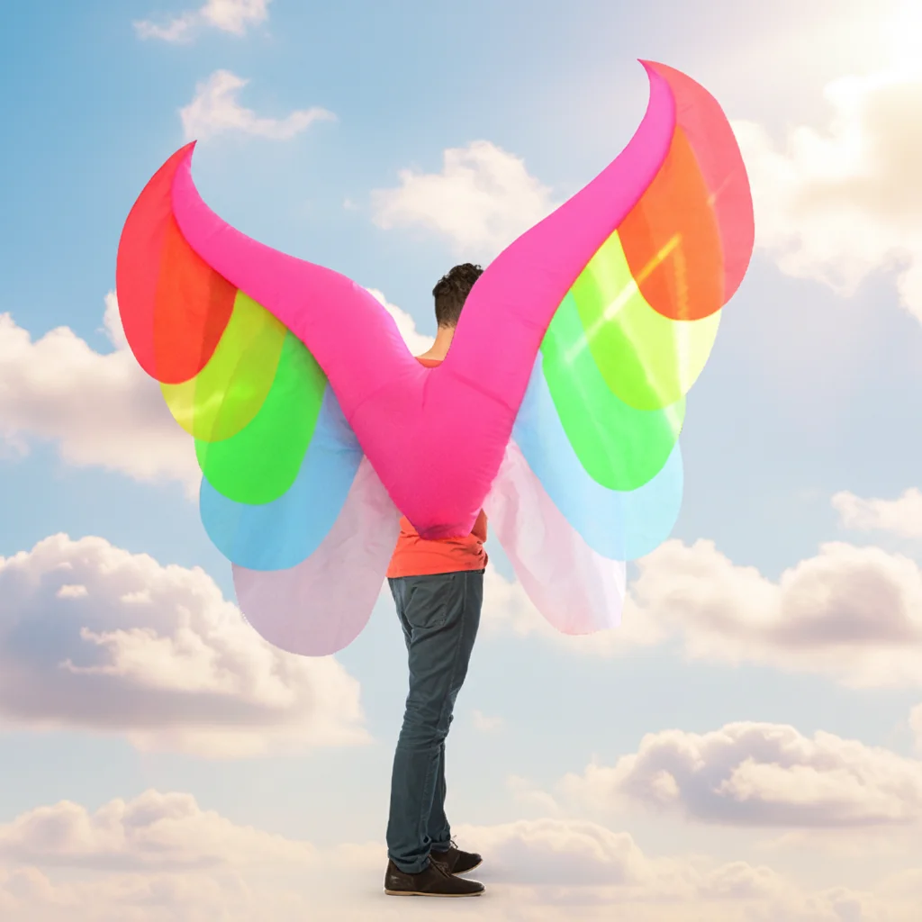 Costume gonflable ailes d’ange | Gonflissimo