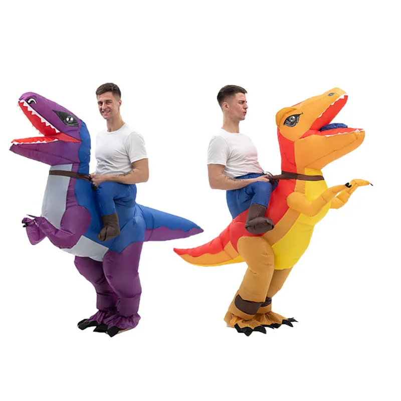 Costume gonflable dinosaure adulte Halloween – Image 2