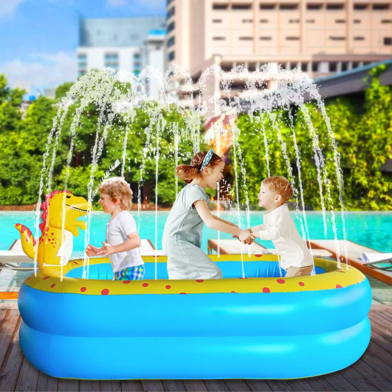 Piscine gonflable dinosaure pour enfant