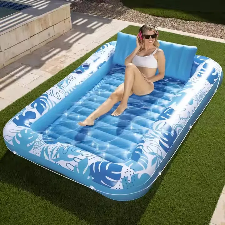 Matelas gonflable bleu adulte | Gonflissimo – Image 6