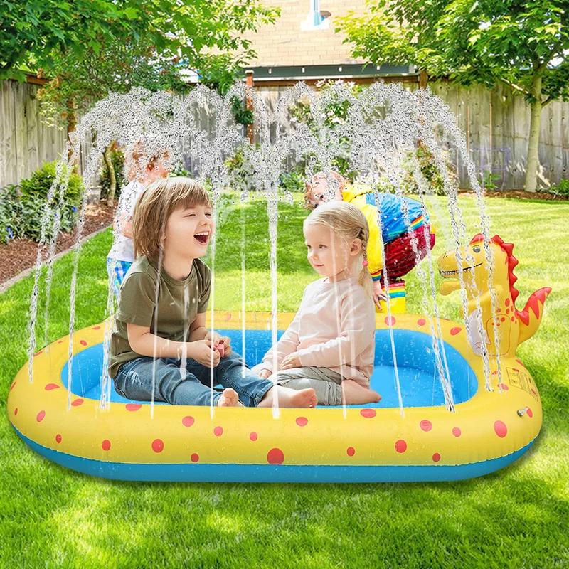 Piscine gonflable dinosaure pour enfant