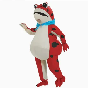 Costume gonflable grenouille rouge | Gonflissimo