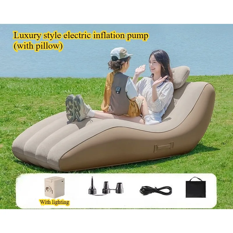 Canapé gonflable automatique pour jardin et camping – Image 9
