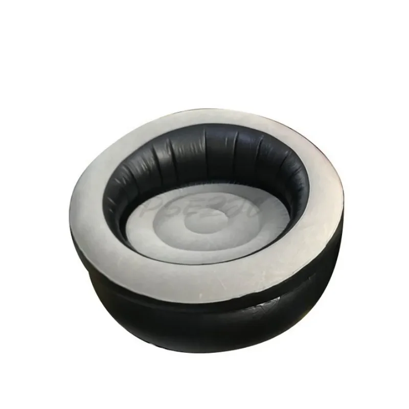 Sofa gonflable portable pour jardin, terrasse et détente en extérieur Beige – Image 5