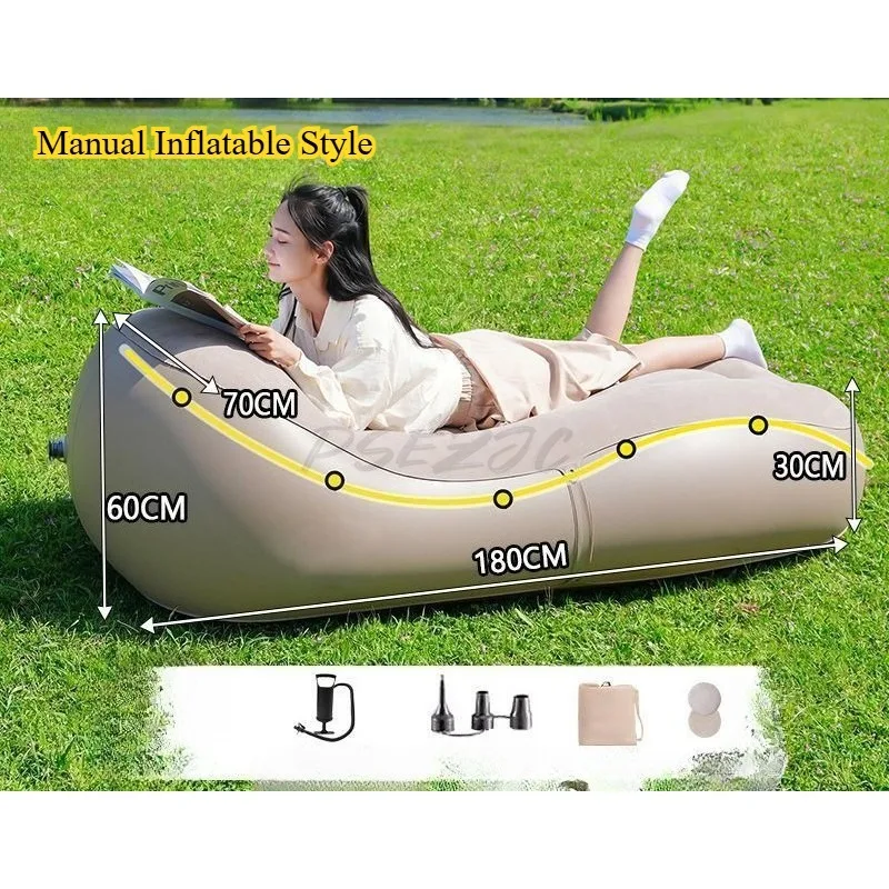 Canapé gonflable automatique pour jardin et camping – Image 3