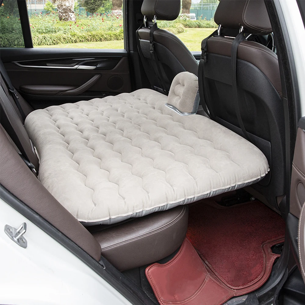 Matelas Gonflable Voiture Universel pour Voyage et Camping Blanc – Image 6