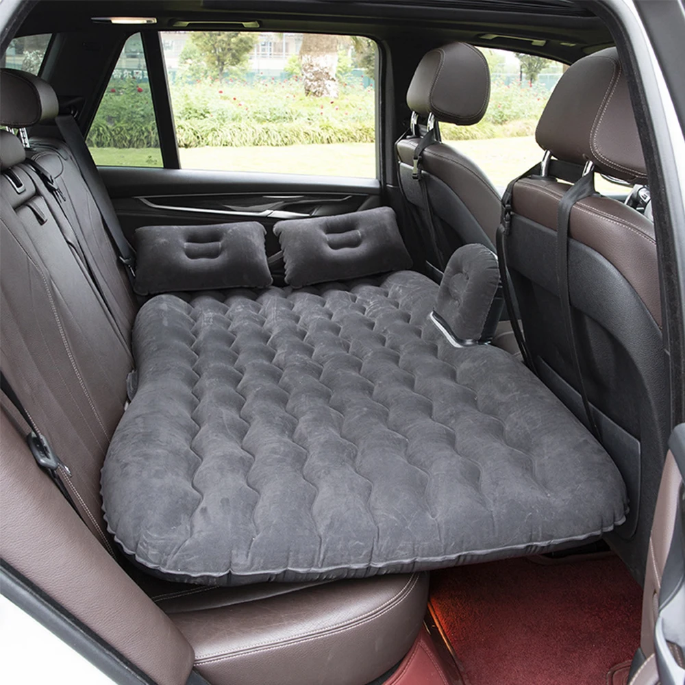 Matelas Gonflable Voiture Universel pour Voyage et Camping Blanc – Image 2