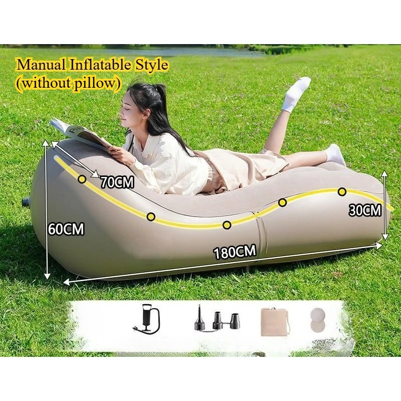 Canapé gonflable automatique pour jardin et camping