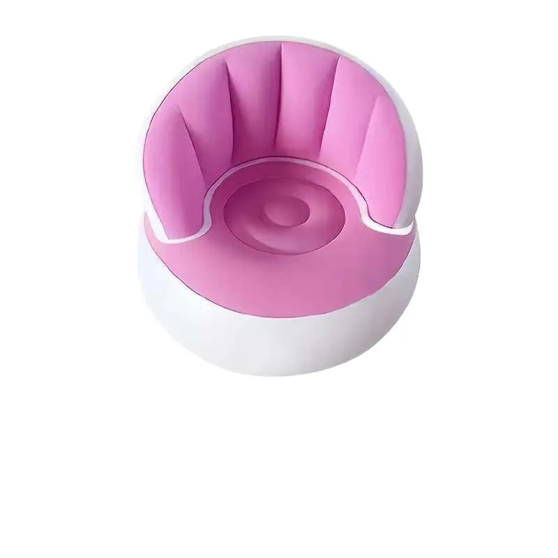 Canapé Gonflable avec Dossier pour Camping Jardin et Maison Rose – Image 13