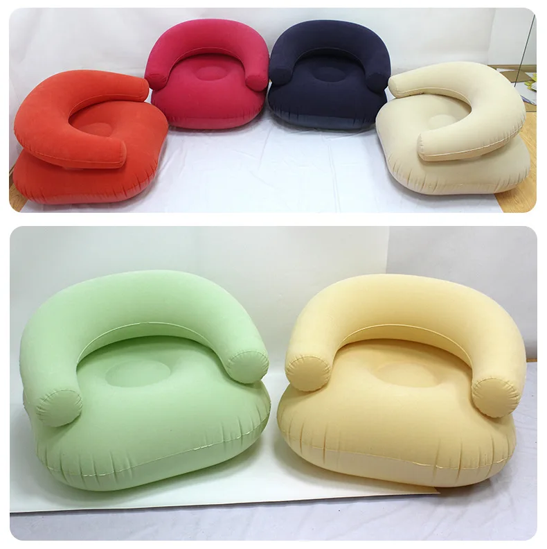 Fauteuil gonflable en U Lazy Sofa pour intérieur et extérieur Rouge – Image 37