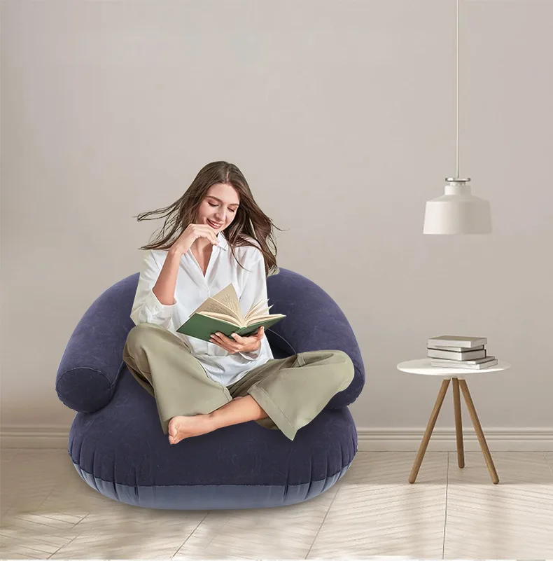 Fauteuil gonflable en U Lazy Sofa pour intérieur et extérieur Rouge – Image 27