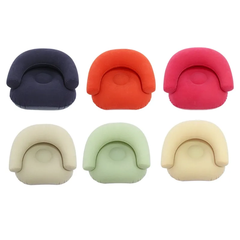 Fauteuil gonflable en U Lazy Sofa pour intérieur et extérieur Rouge – Image 5