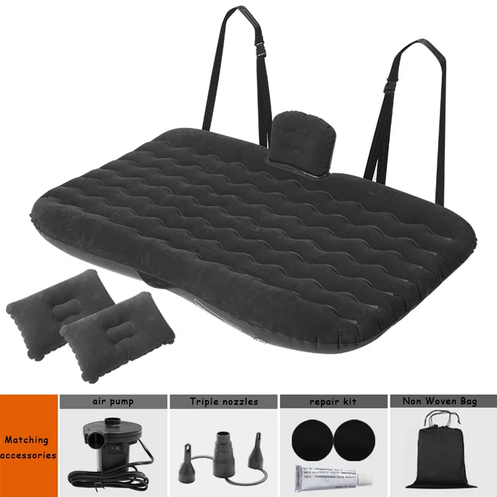 Matelas Gonflable Voiture Universel pour Voyage et Camping Blanc – Image 8