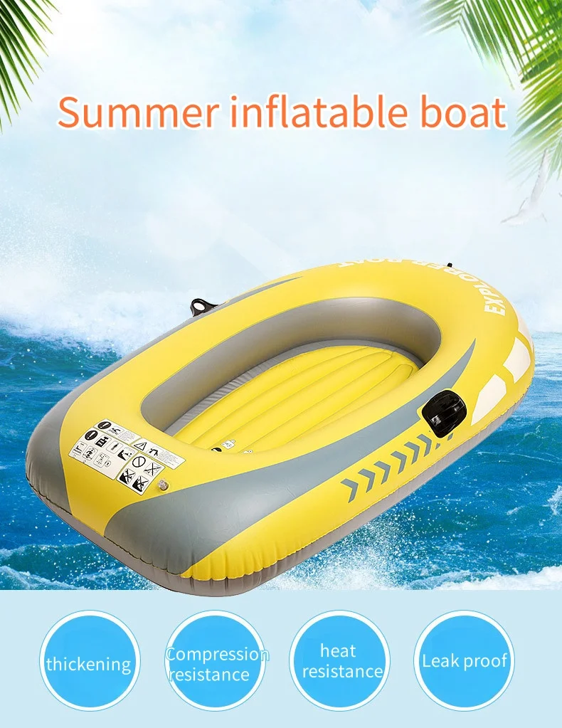 Bateau gonflable 2 places pour loisirs et détente sur l’eau – Image 3
