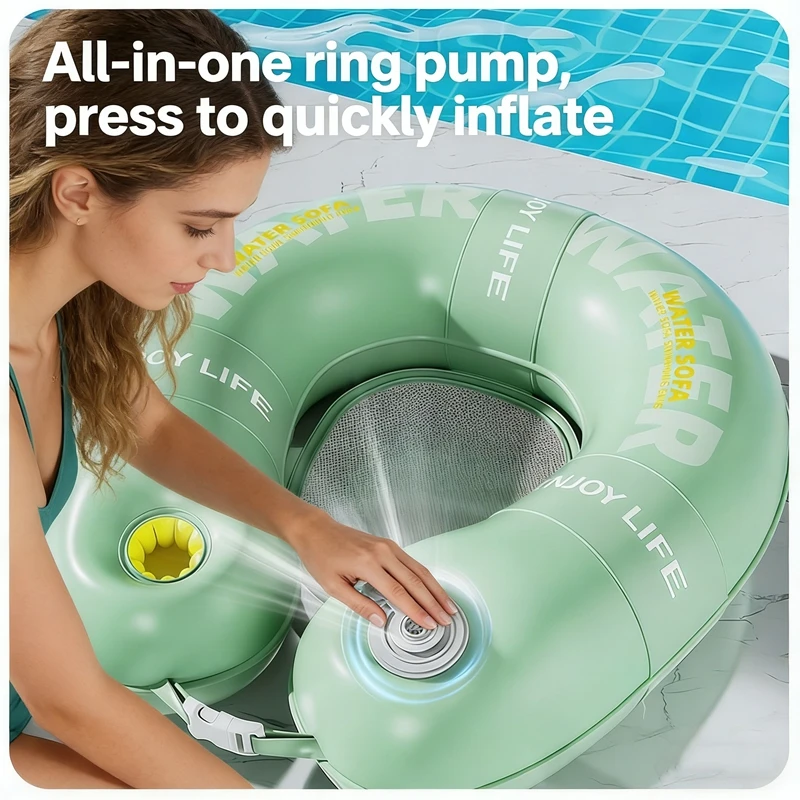 Hamac flottant gonflable piscine – Image 4