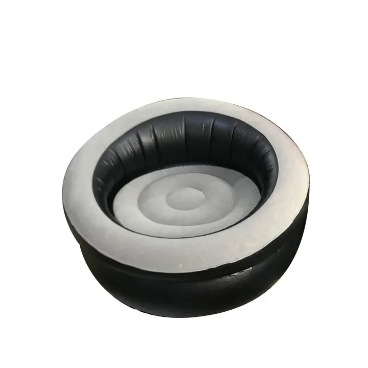 Sofa gonflable portable pour jardin, terrasse et détente en extérieur Beige – Image 7