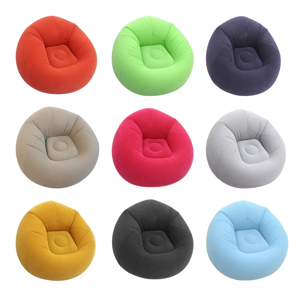 Fauteuil gonflable en U Lazy Sofa pour intérieur et extérieur Rouge – Image 38