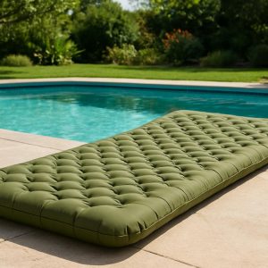 Matelas gonflable mono avec oreiller intégré