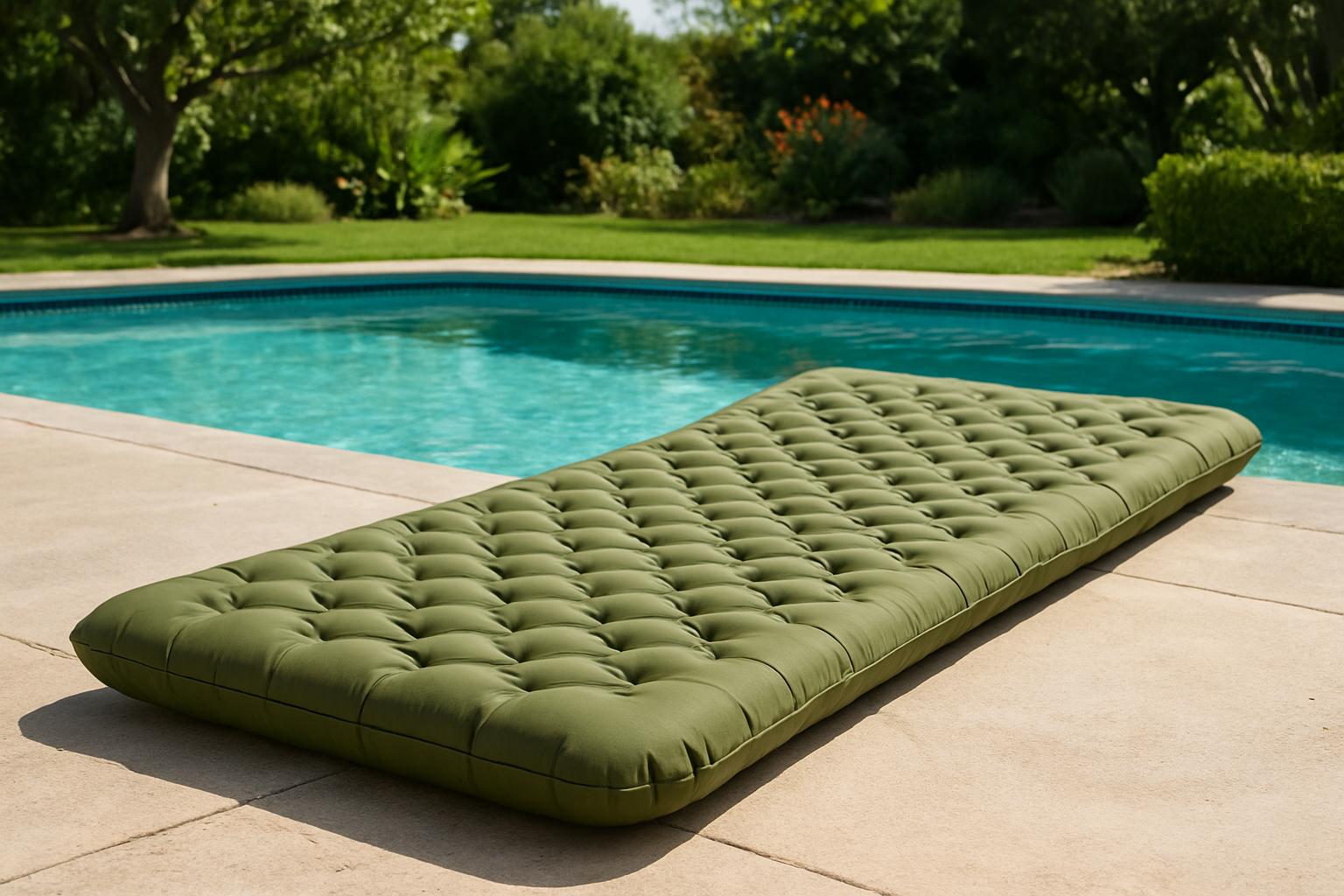 Matelas gonflable mono avec oreiller intégré