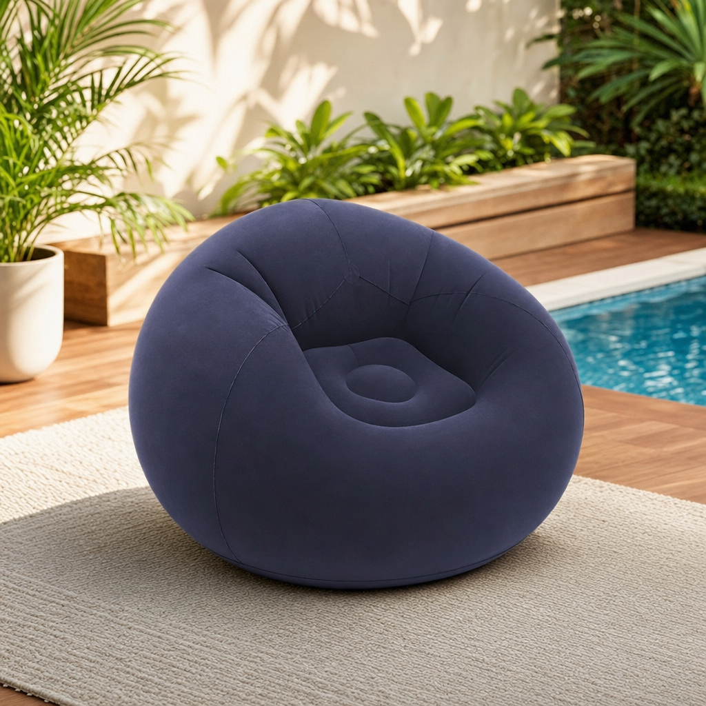 Fauteuil Gonflable Confortable pour Maison et Extérieur