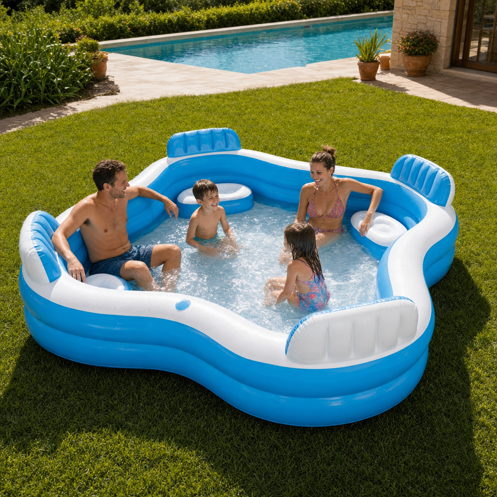 Piscine gonflable familiale ovale | Gonflissimo