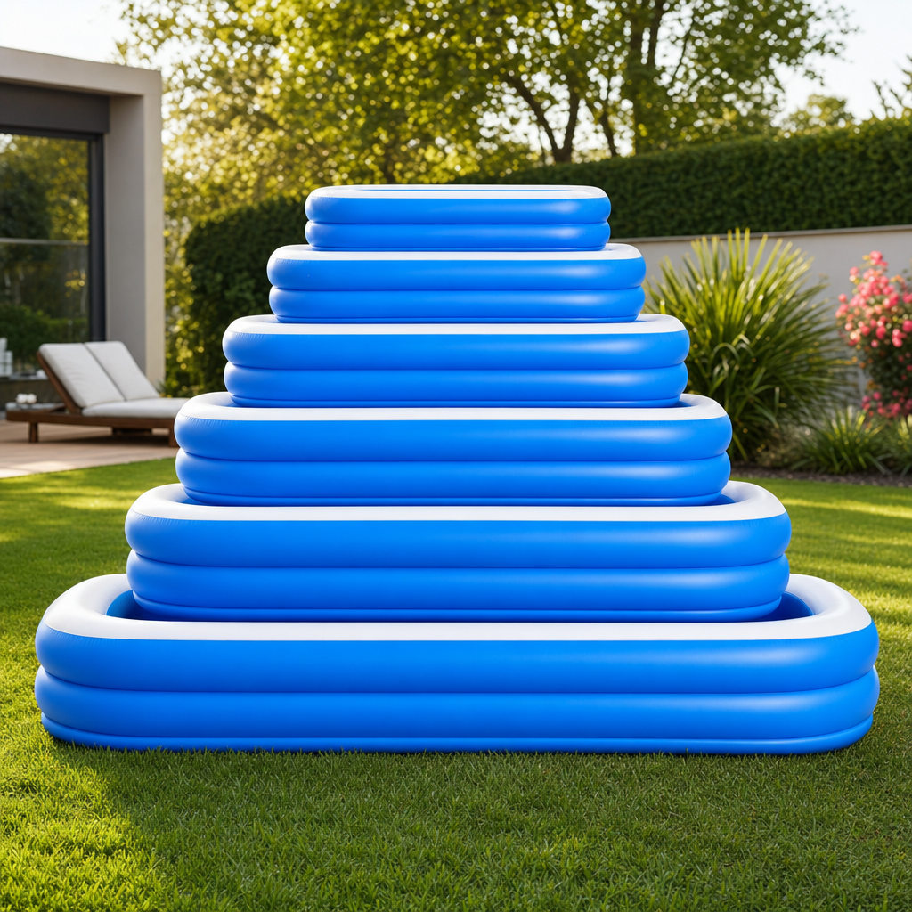 Piscine gonflable familiale rectangulaire | Gonflissimo