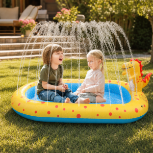 Piscine gonflable dinosaure pour enfant