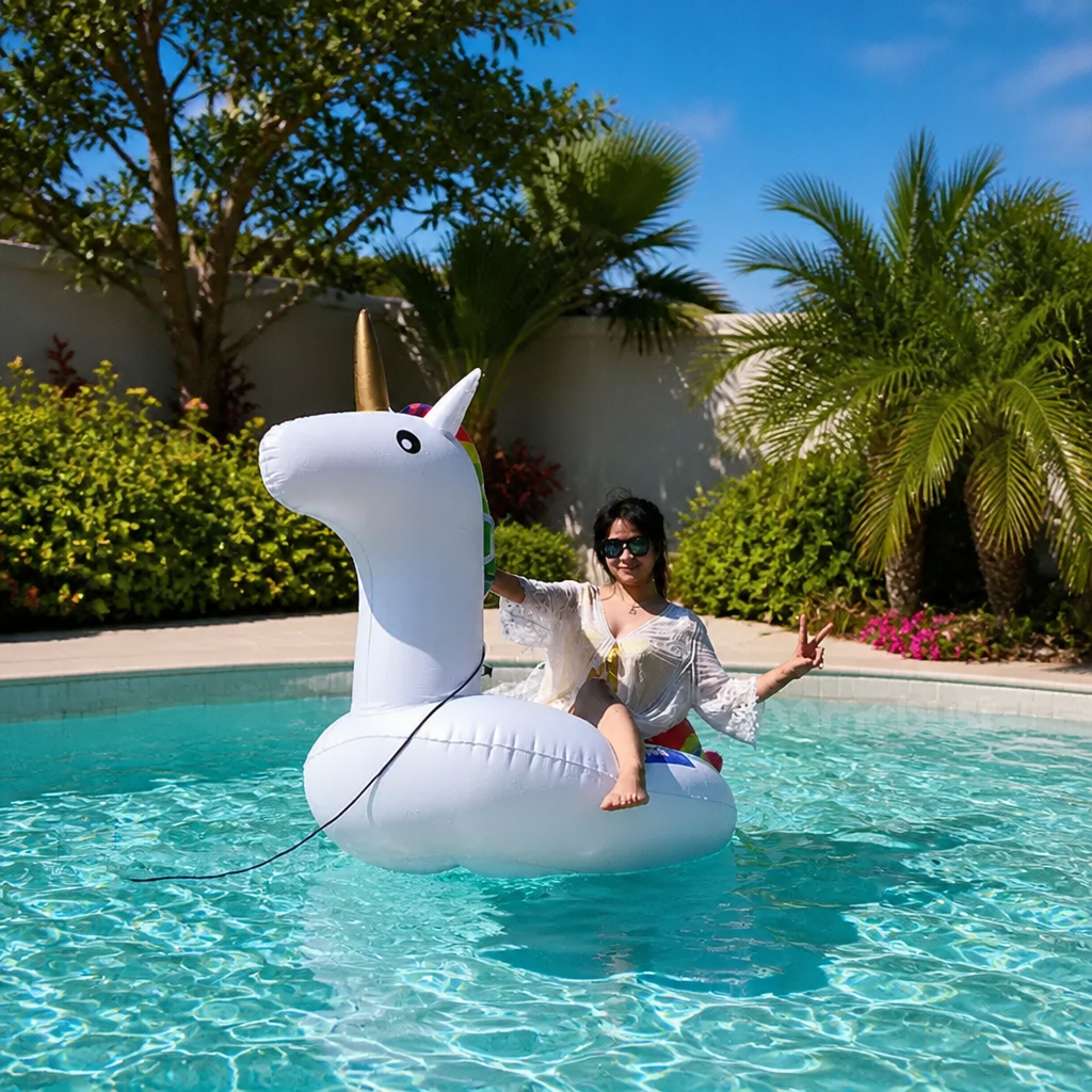 Bouée Licorne Gonflable