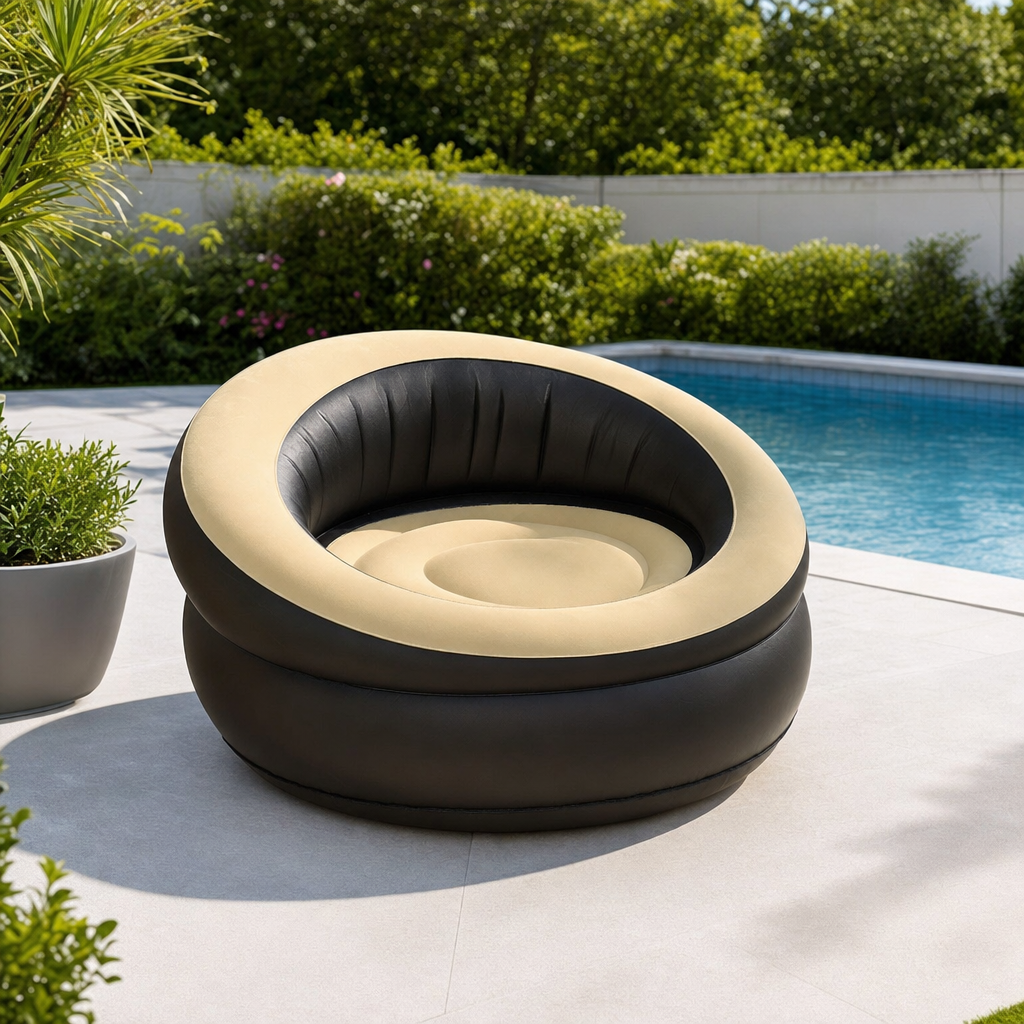 Canapé de jardin en coton personnalisable pour extérieur